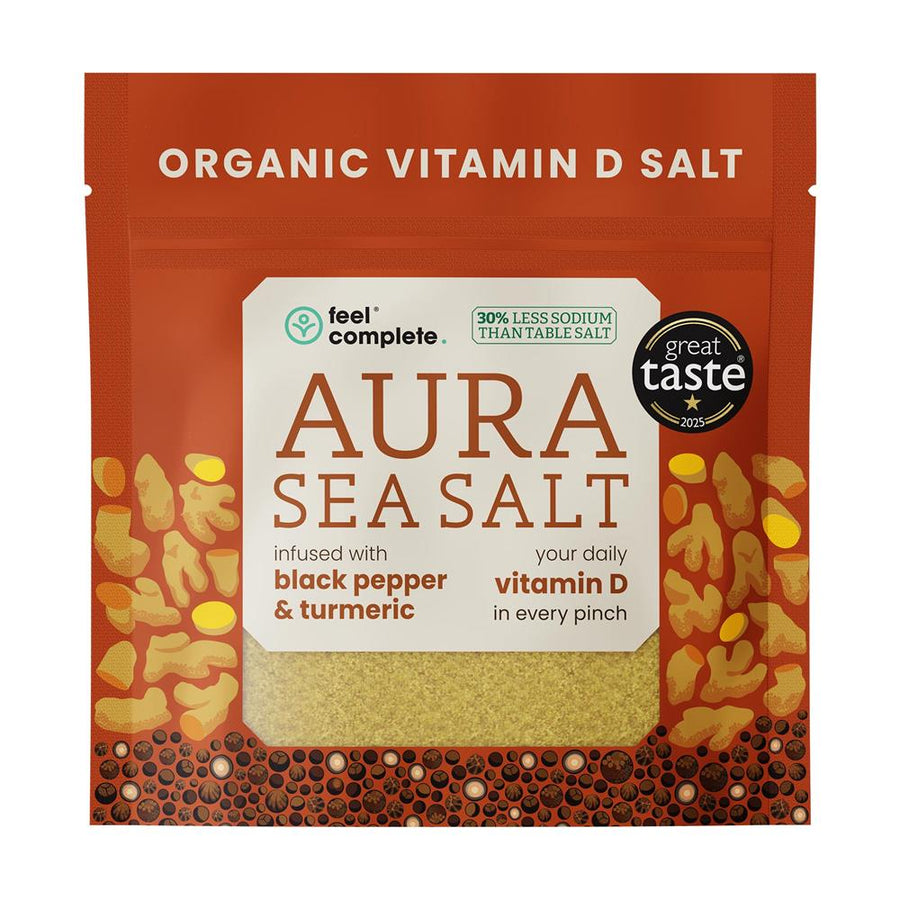 (Aura Sea Salt) Organic Turmeric & Pepper Vitamin D Celtic 80g