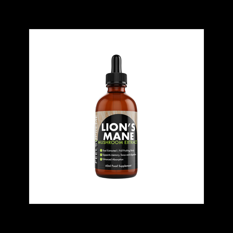 Feel Supreme 1500mg Lion's Mane Mushroom Extract Tincture - 60ml