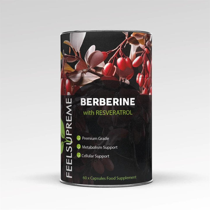Premium Berberine & Resveratrol Supplement 60 capsules