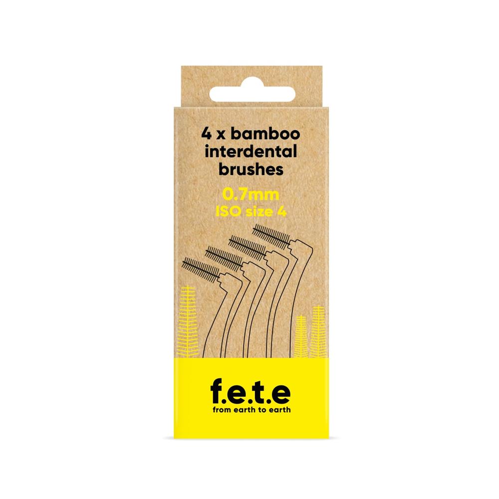 Interdental brushes ISO Size 4 Yellow 0.7mm