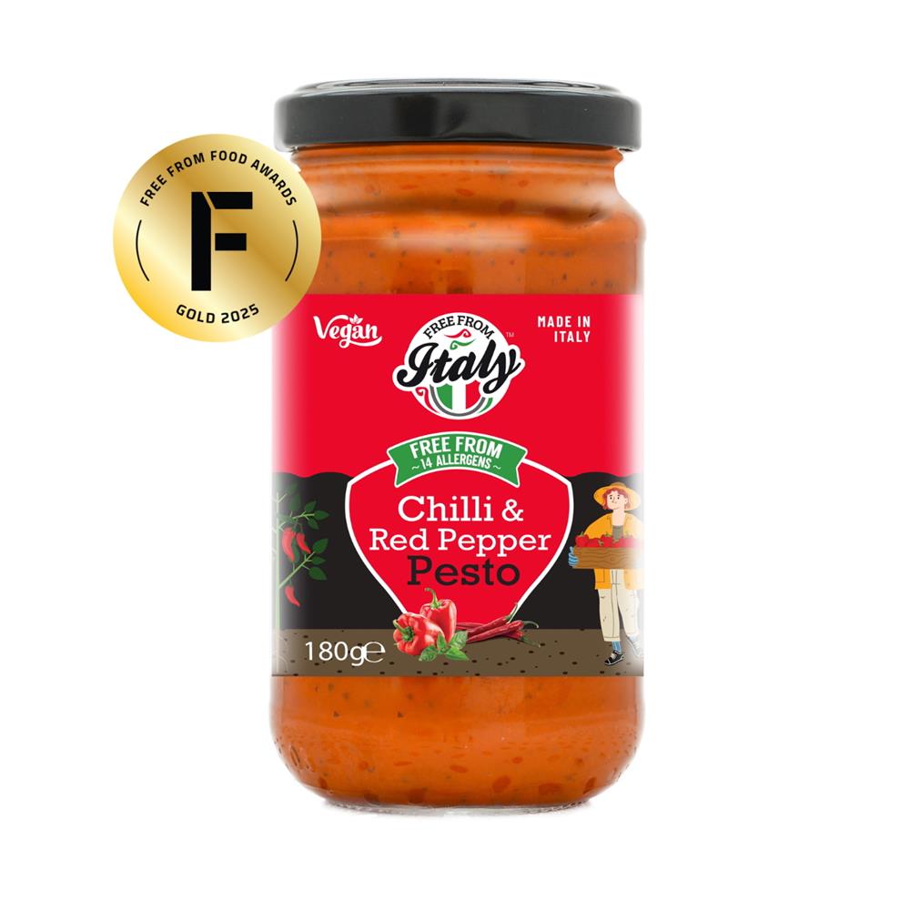 Free From & Vegan Chilli & Red Pepper Pesto 180g