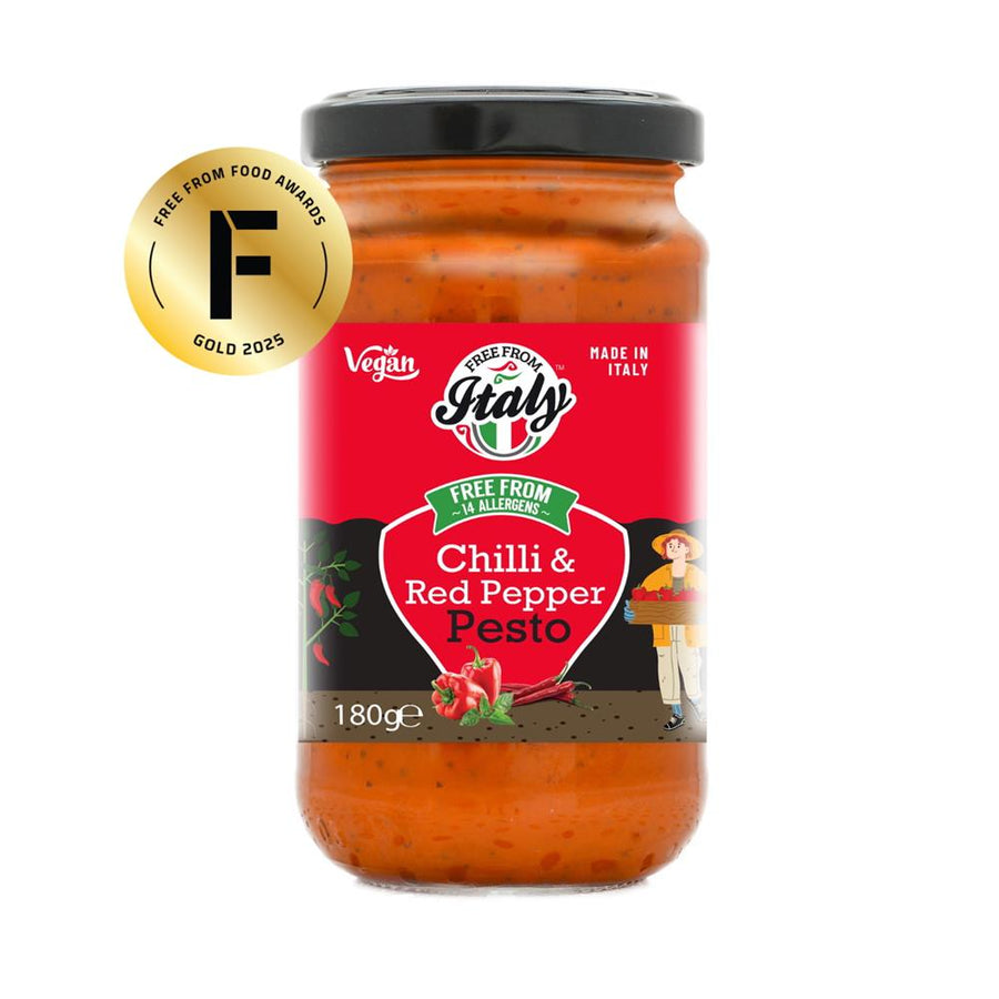 Free From & Vegan Chilli & Red Pepper Pesto 180g