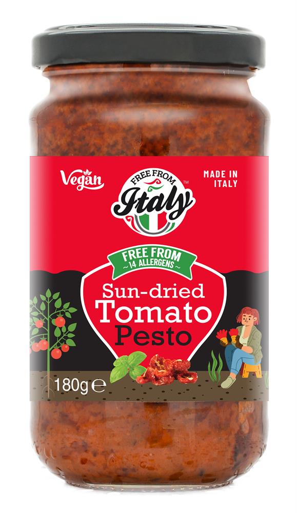 Free From & Vegan Sun Dried Tomato Pesto 180g