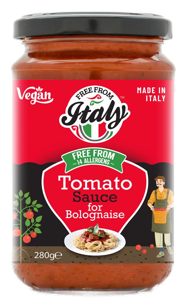 Free From & Vegan Tom Sauce for Bolognese 280g