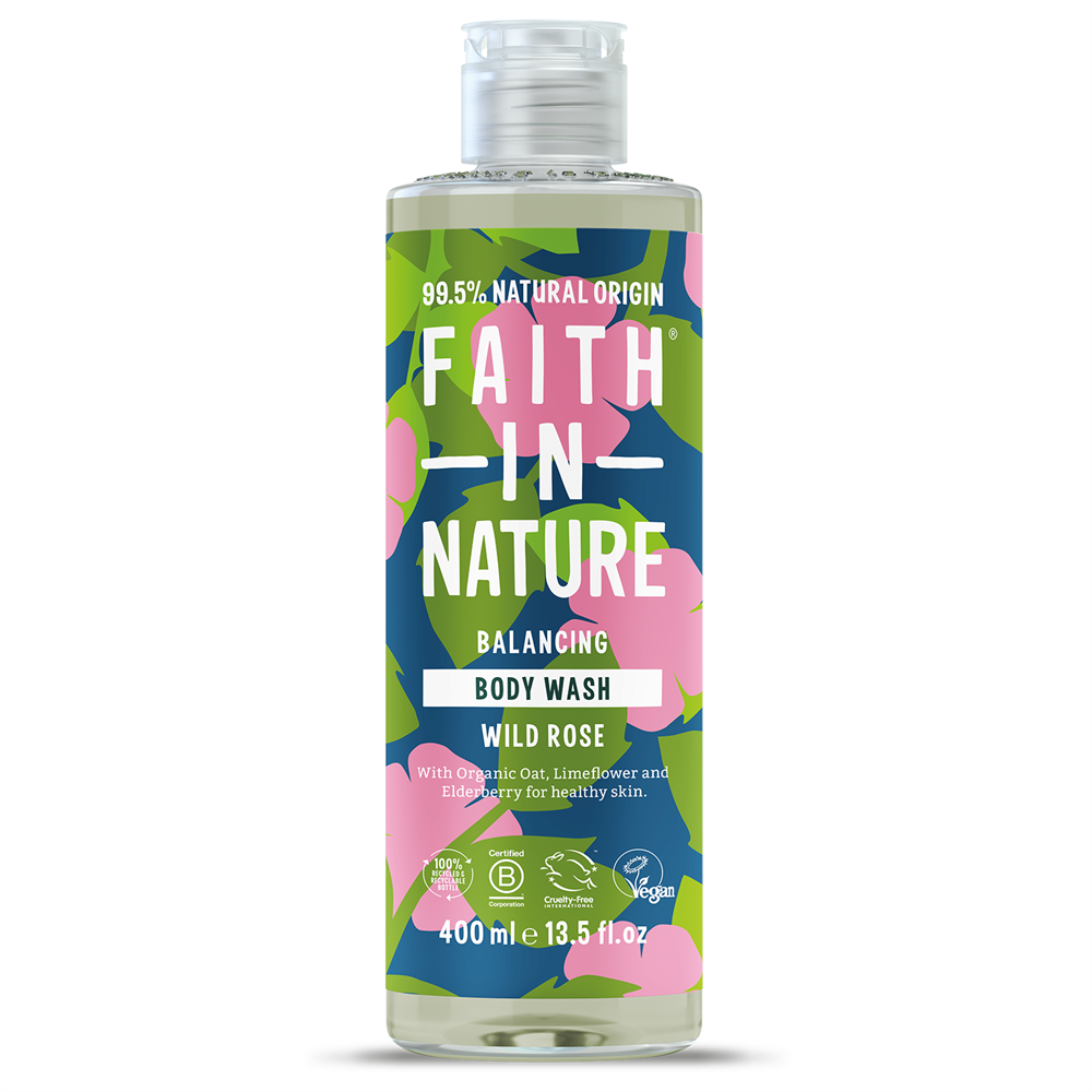 Faith in Nature Wild Rose Body Wash 400ml
