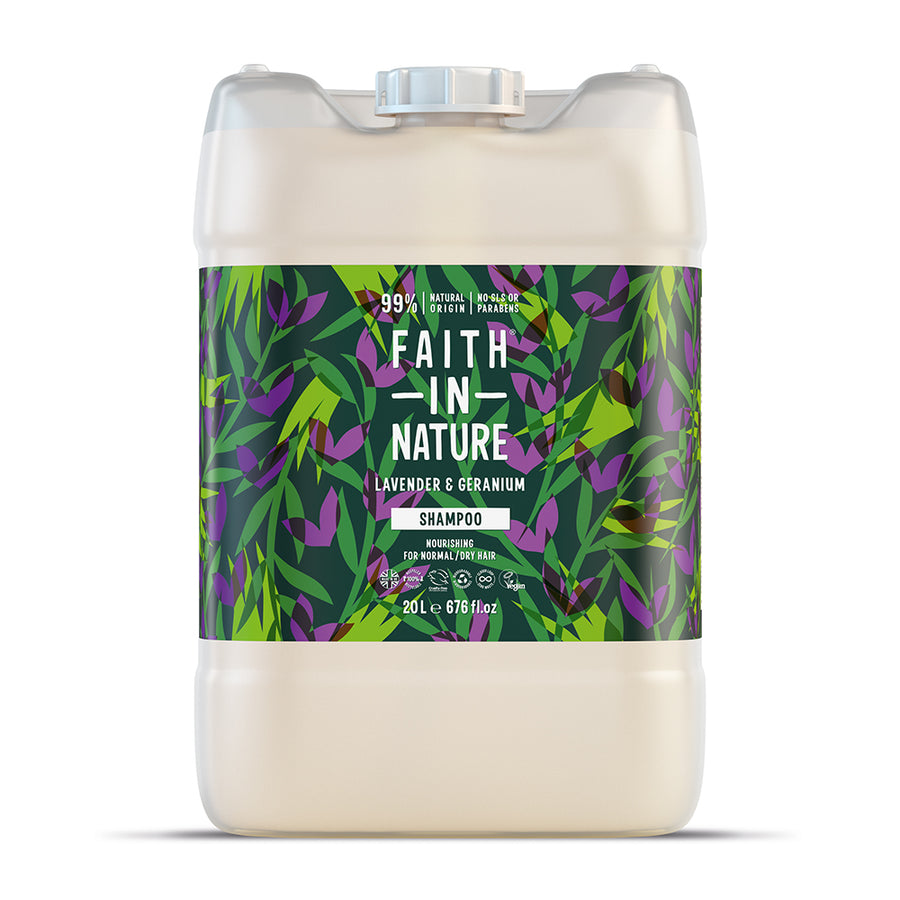Faith in Nature Lavender & Geranium Shampoo 20 Ltr