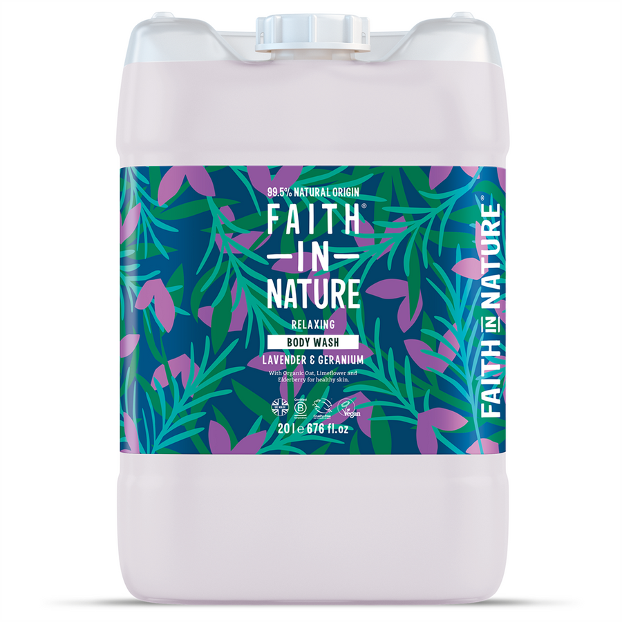 Faith in Nature Lavender & Geranium Body Wash 20 Litre