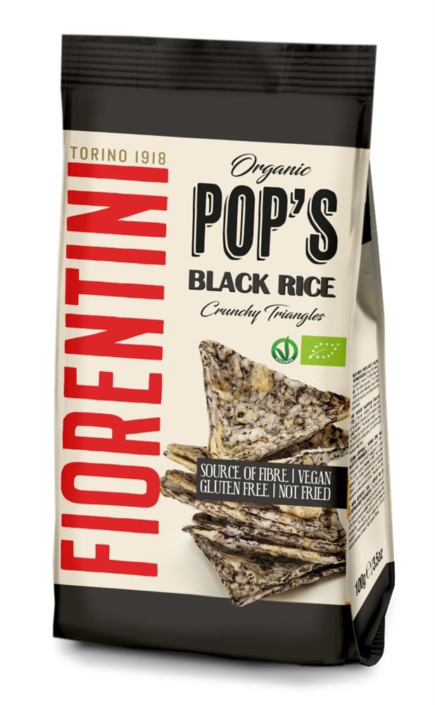 Organic POPS Black Rice Crisp 80g