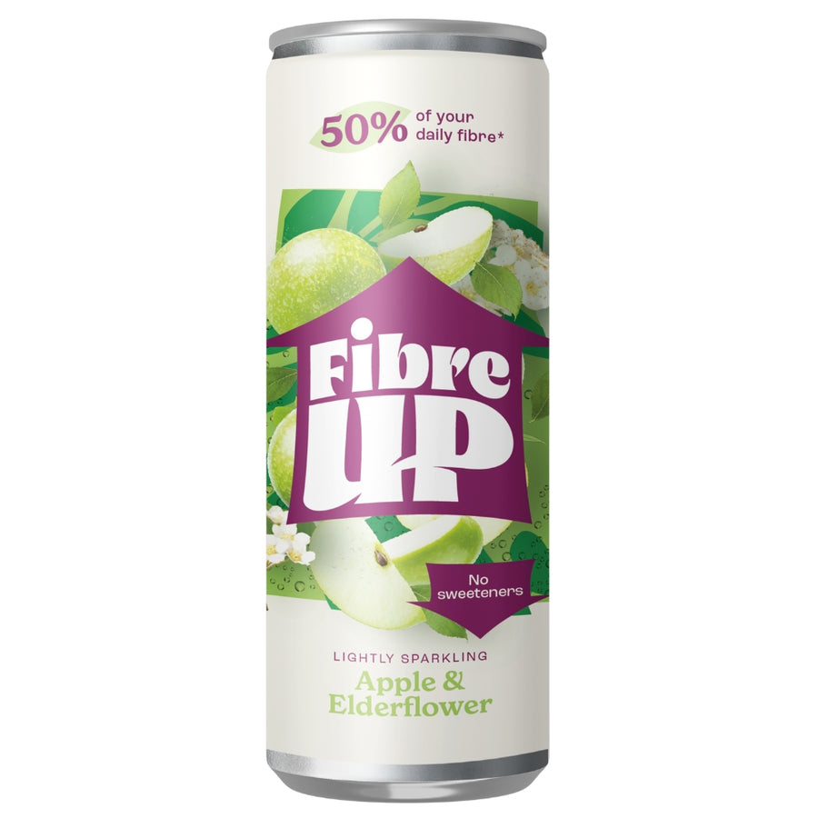 Fibre UP Apple & Elderflower Prebiotic Fibre Soft Drink 250ml