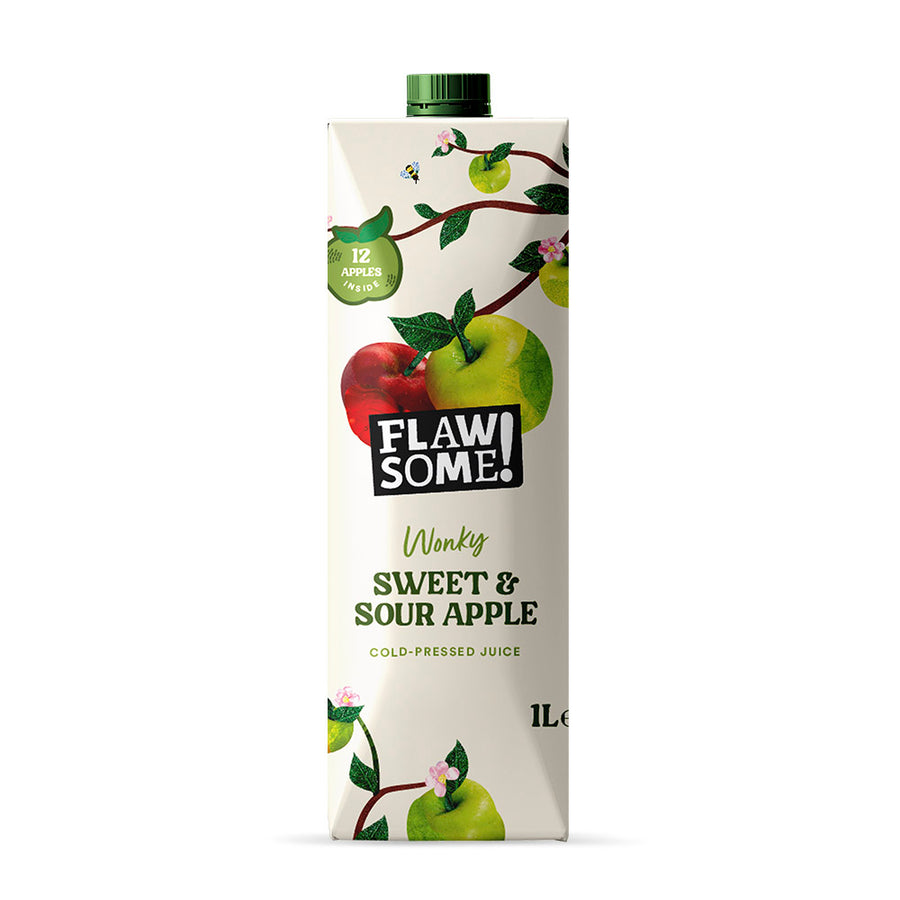 Sweet & Sour Apple Cold-Pressed Juice Carton 1l