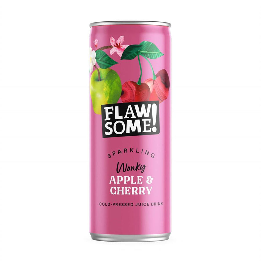 Apple & Sour Cherry Lightly Sparkling Juice Can 250ml