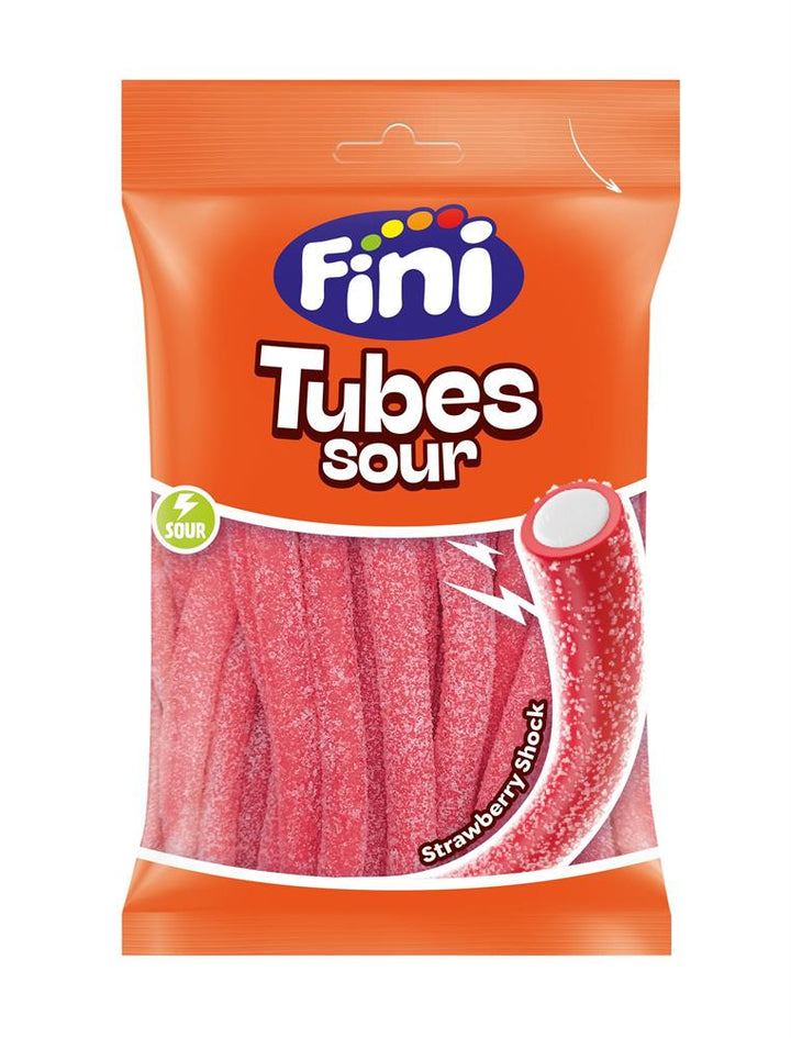Fini Sour Strawberry Tubes 180g