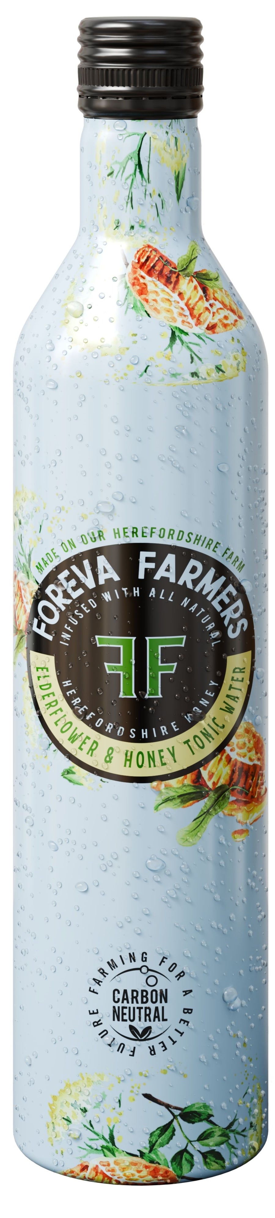 Foreva Farmers Elderflower & Honey Tonic - 500ml Aluminium bottle