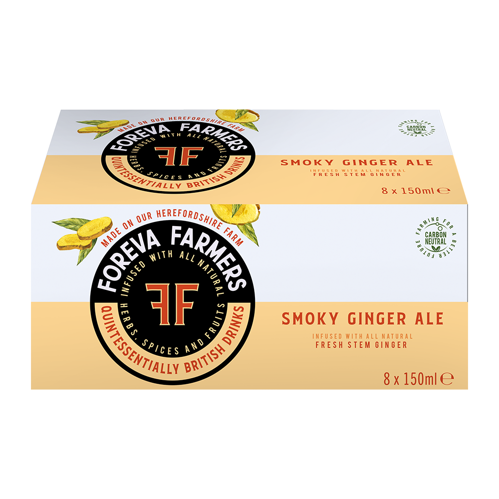 Foreva Farmers Smoky Ginger Ale Multipack 8x150ml