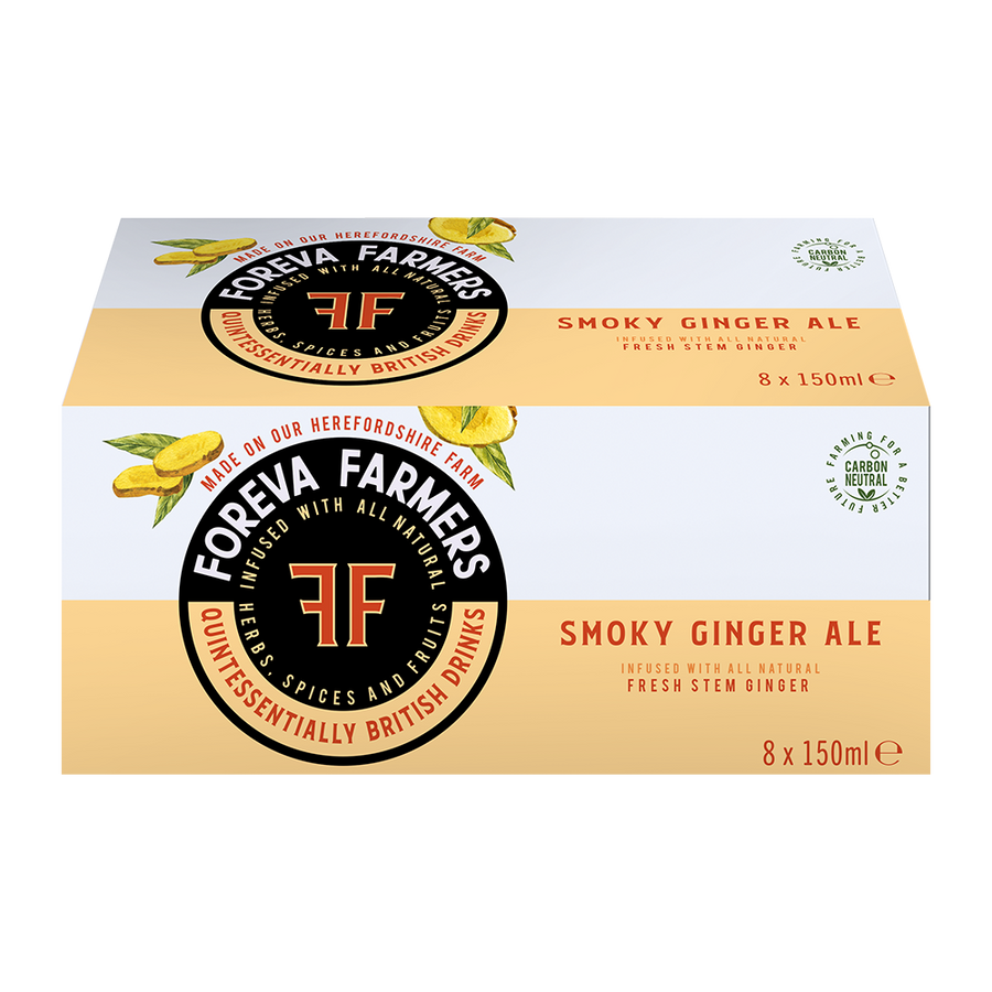 Foreva Farmers Smoky Ginger Ale Multipack 8x150ml