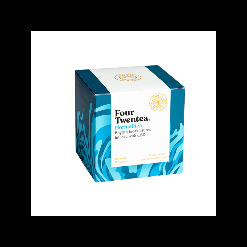 Four Twentea English Breakfast 10mg CBD Tea - Normalitea