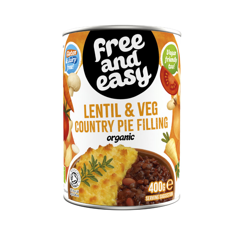 Organic Lentil & Vegetable Country Pie Filling 400g