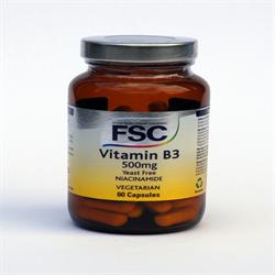 Niacintamin B3) 60 Veg Capsulesamide 500mg (Vi