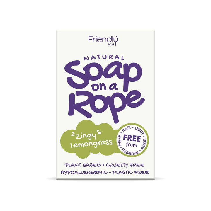 Lemongrass - Natural Soap On  A Rope 125g