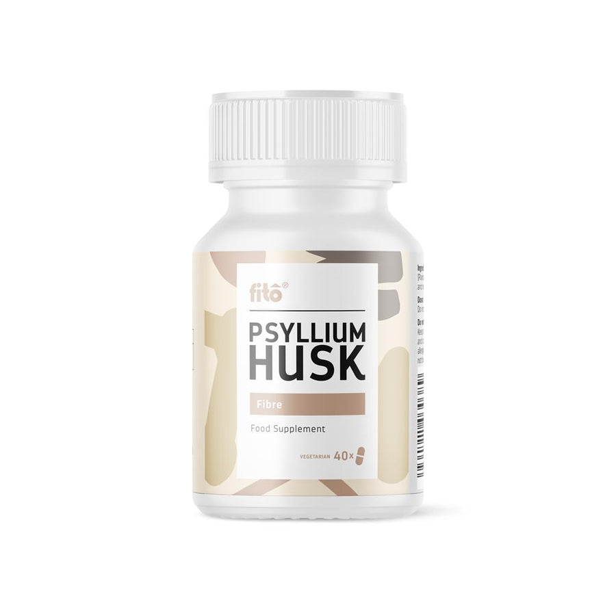 Psyllium Husks 40 capsules. Fibre