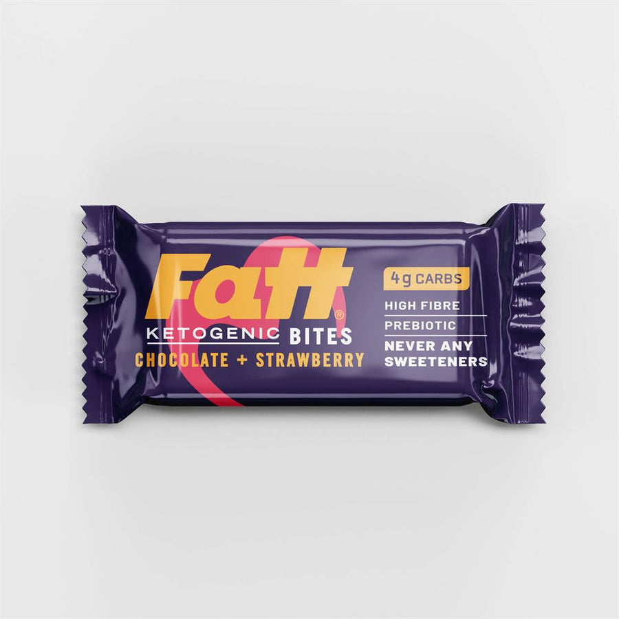 Fatt Chocolate and Strawberry Keto Bites 35g
