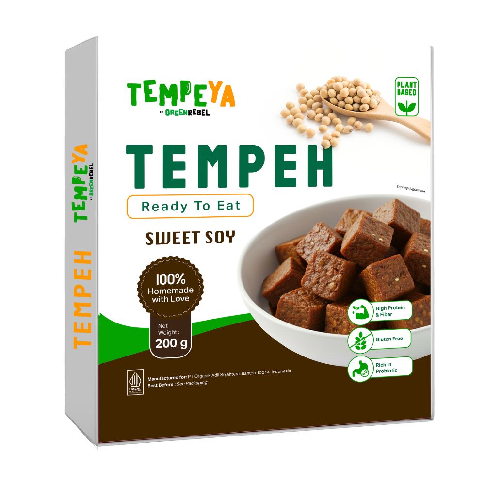 Plant-based Sweet Soy Tempeh Ready to Eat 200g