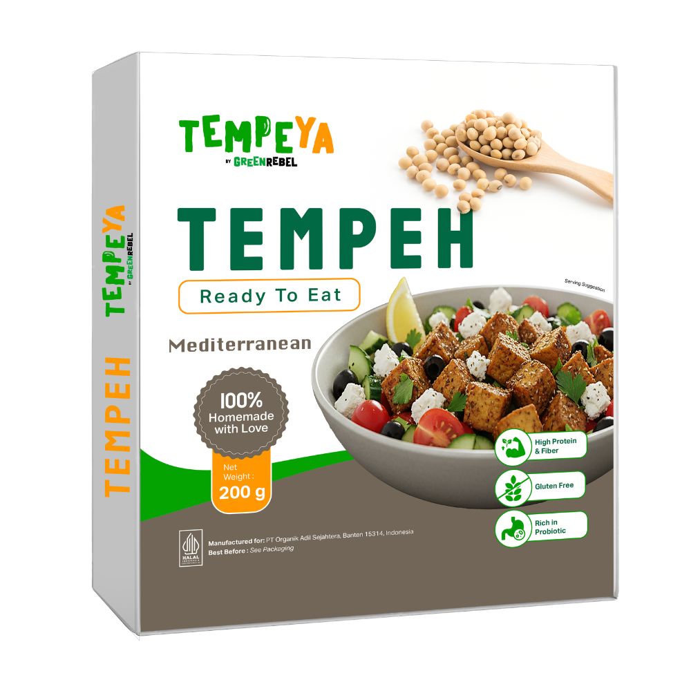Ready to Eat Mediterranean Tempeh  200g