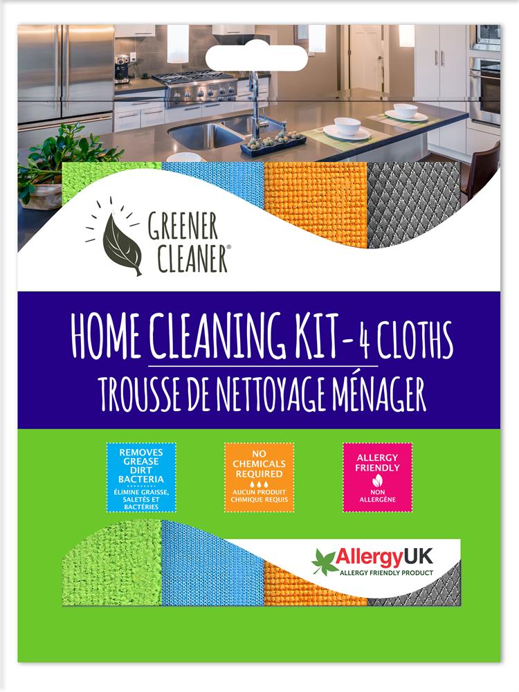Home Cleaning Kit (4 Assorted Cloths)