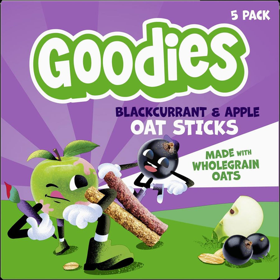 Goodies Kids Snack Apple & Blackcurrant Oat Sticks Bar 23g