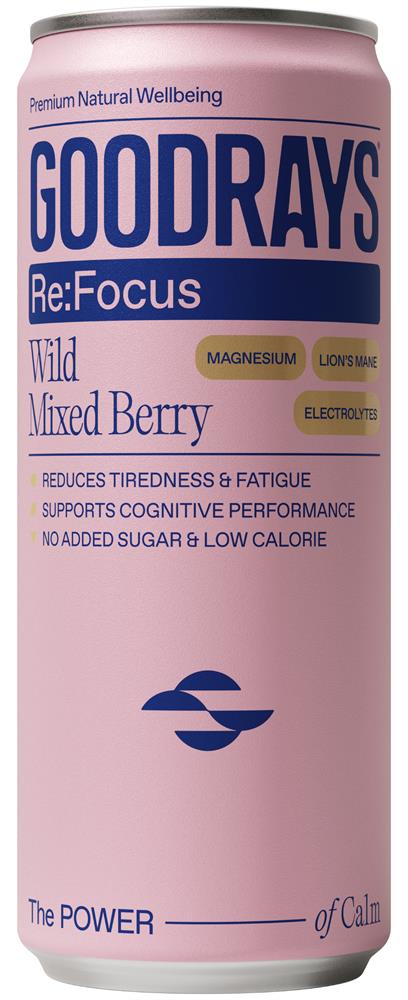 Goodrays Re:Focus Mixed Berry 330ml