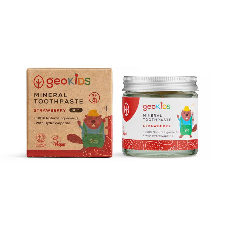 Kids Fluoride Free Toothpaste with Hydroxyapatite - Strawberry