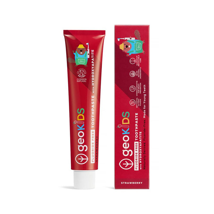 Fluoride Free Toothpaste with Hydroxyapatite - Strawberry