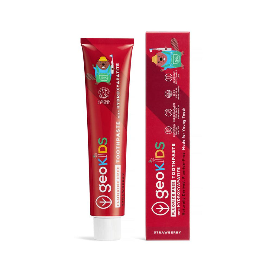 Fluoride Free Toothpaste with Hydroxyapatite - Strawberry