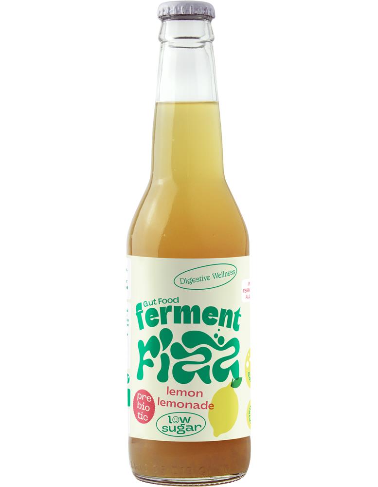 Ferment Fizz Lemon Fermented Prebiotic Lemonade 330ml
