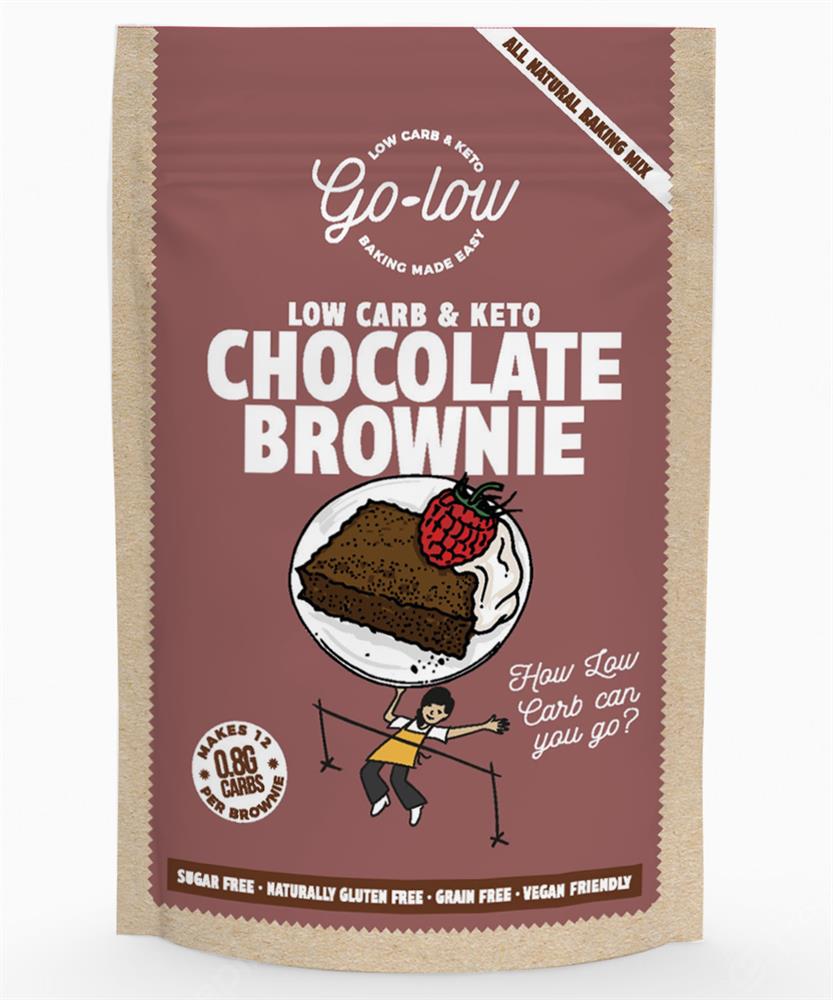 Go-low Keto & Low Carb Chocolate Brownie Baking Mix 218g