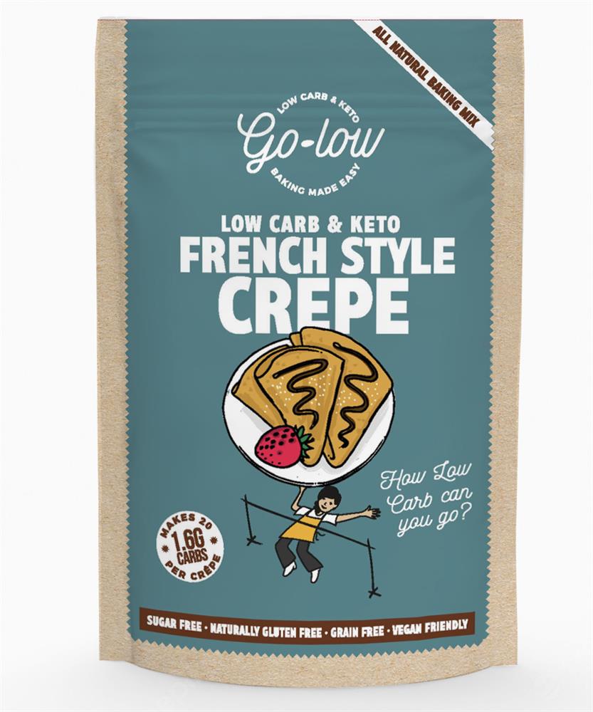 Go-low Keto & Low Carb French Style Crepe Baking Mix 200g