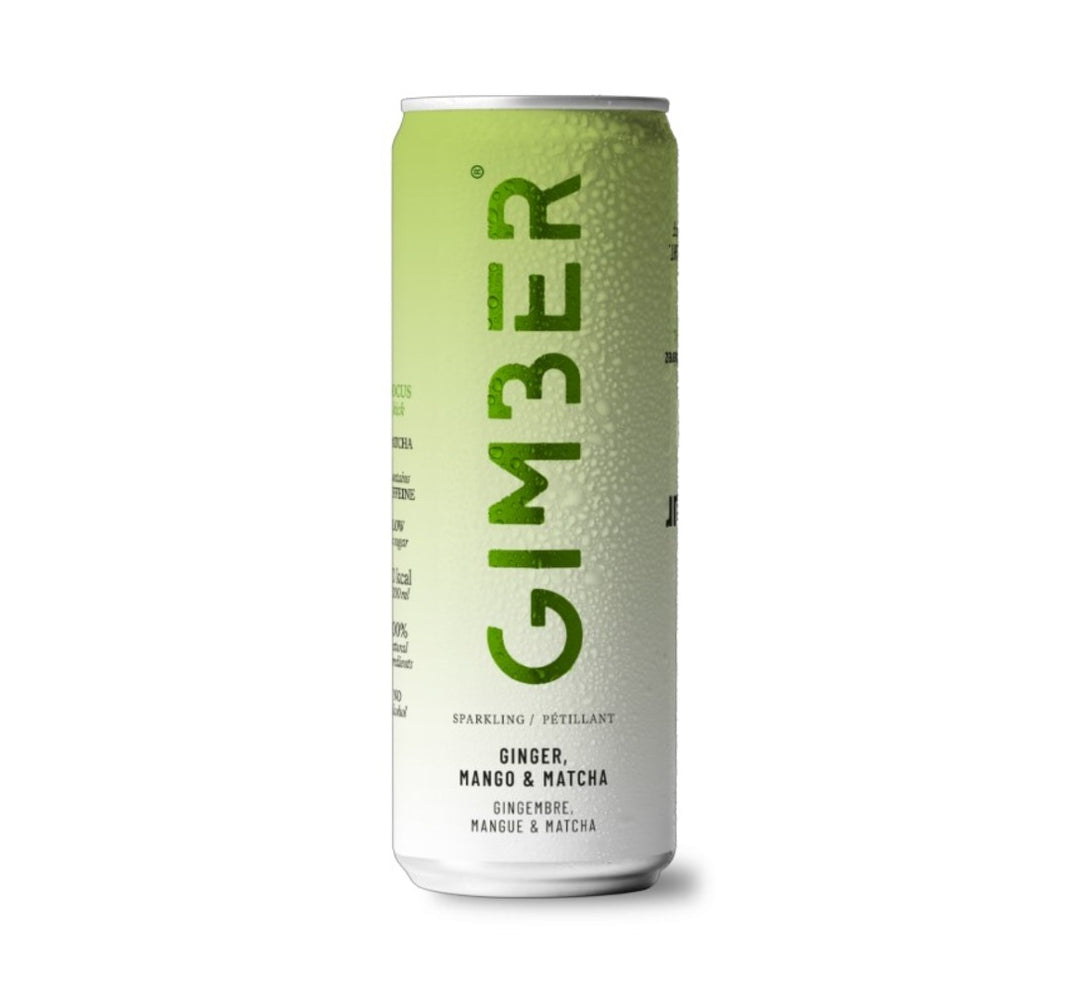 Organic Focus Ginger Sparkling Ready-To-Drink Can 250ml