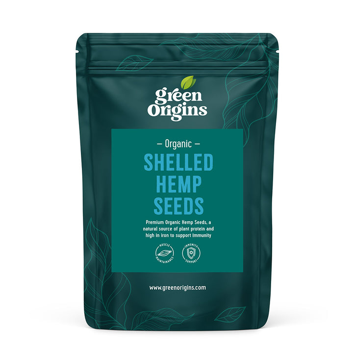 Green Origins Organic Shelled Hemp Seeds 250g