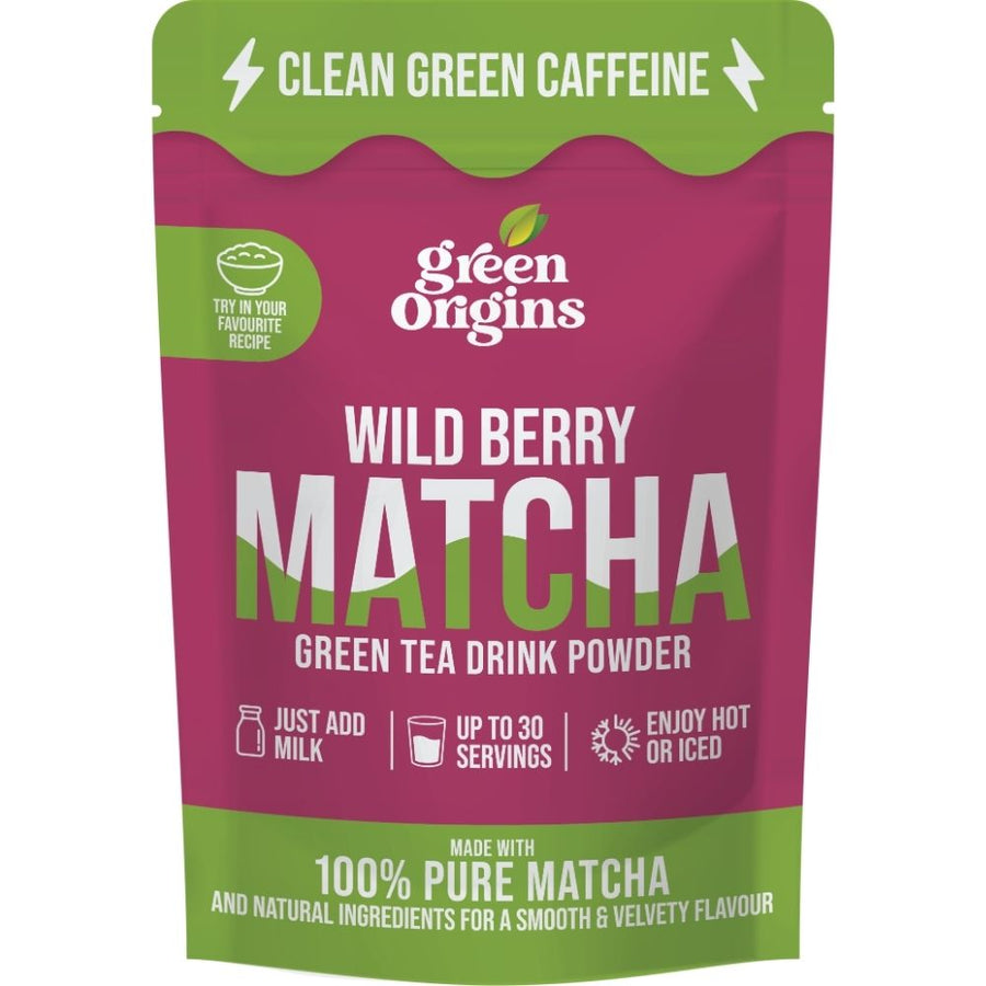 Green Origins Wild Berry Matcha Powder 75g