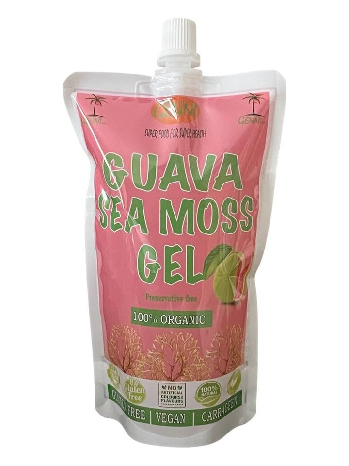 Guava Fruit Sea Moss Gel Eco-Pouch 250ml
