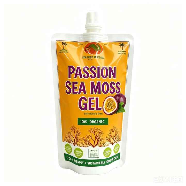 Passion Fruit Sea Moss Gel Eco-Pouch 250ml