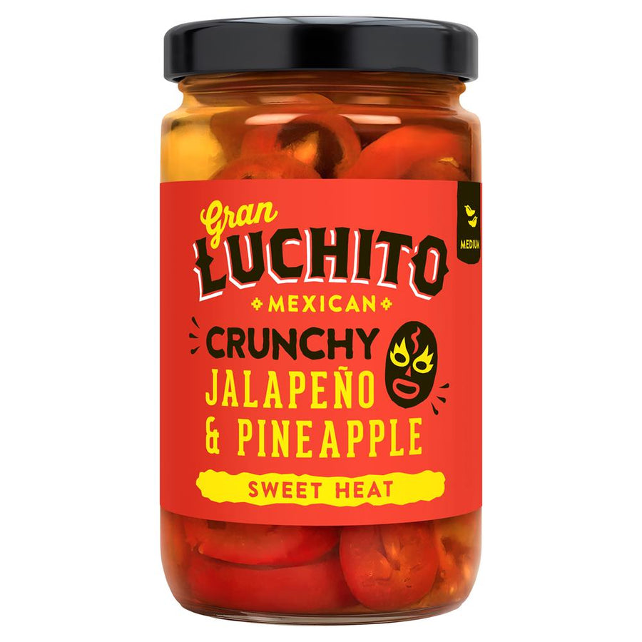 Gran Luchito Crunchy Sliced Jalapeno & Pineapple 215g