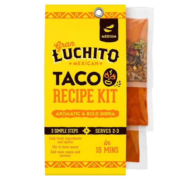 Gran Luchito 'Aromatic & Bold' Easy Birria Taco Recipe Kit 300g