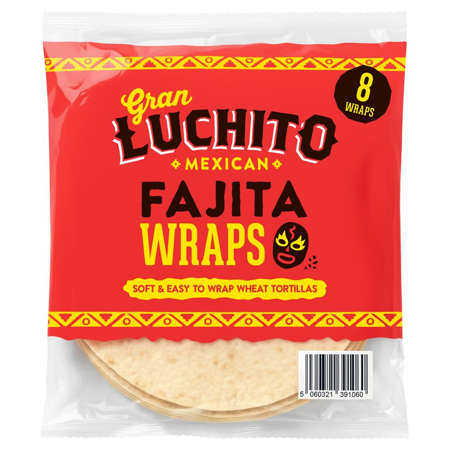 Gran Luchito Soft Medium-Sized Fajita Wraps 320g