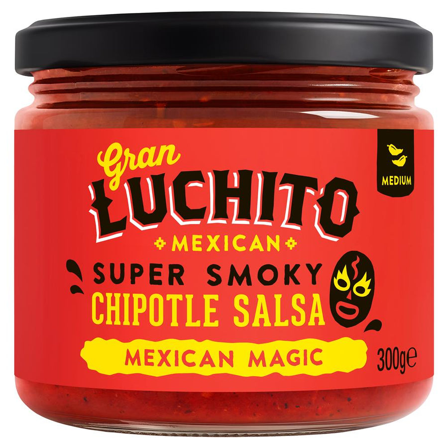 Gran Luchito Smoky Red Chipotle Salsa 300g