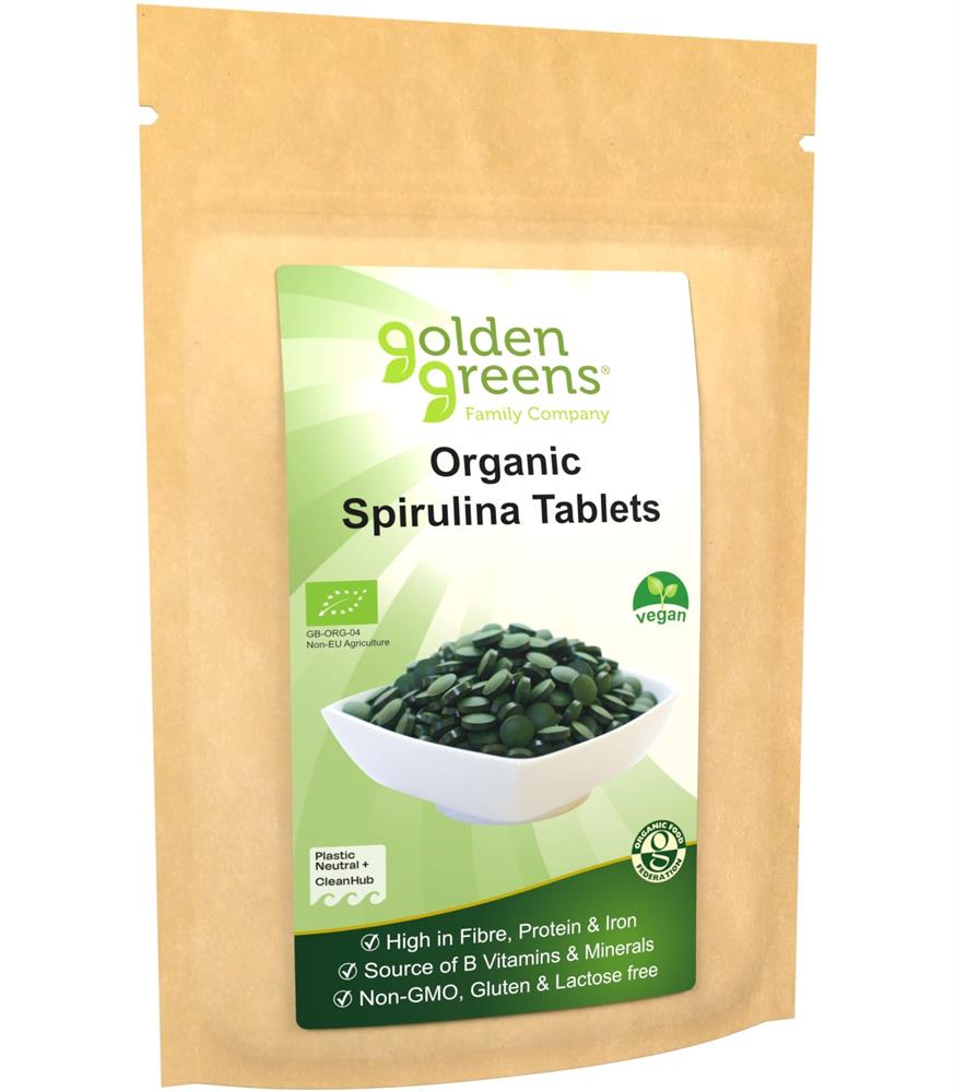 Organic Spirulina 250 Tablets