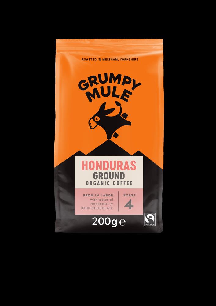 Grumpy Mule Organic Honduras Ground Coffee 200g