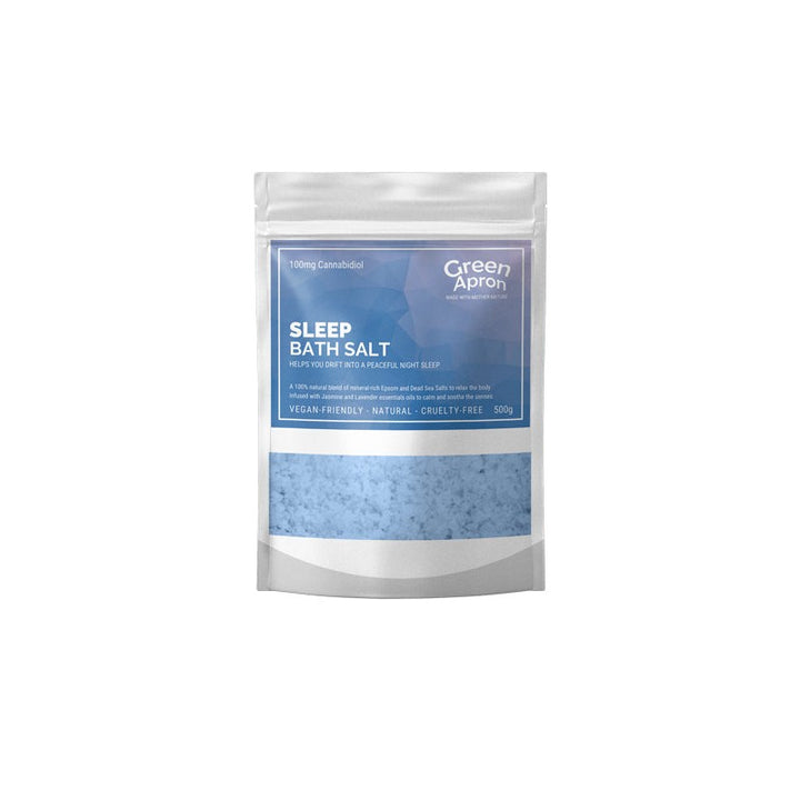 Green Apron 100mg CBD Sleep Bath Salts 500g