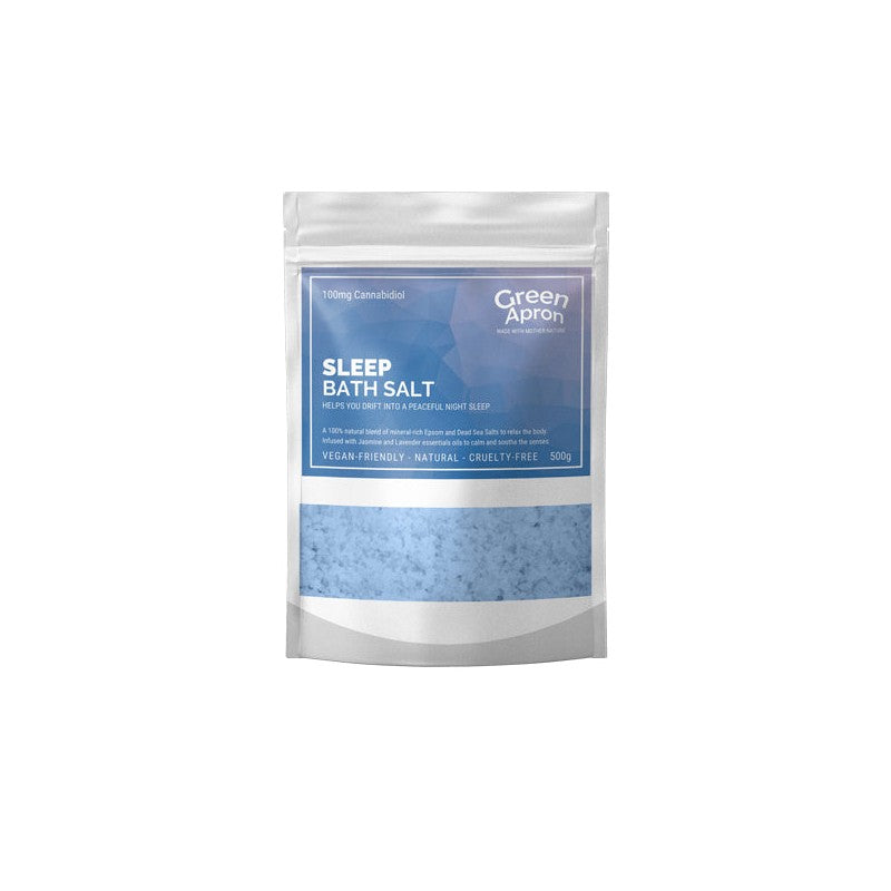 Green Apron 100mg CBD Sleep Bath Salts 500g
