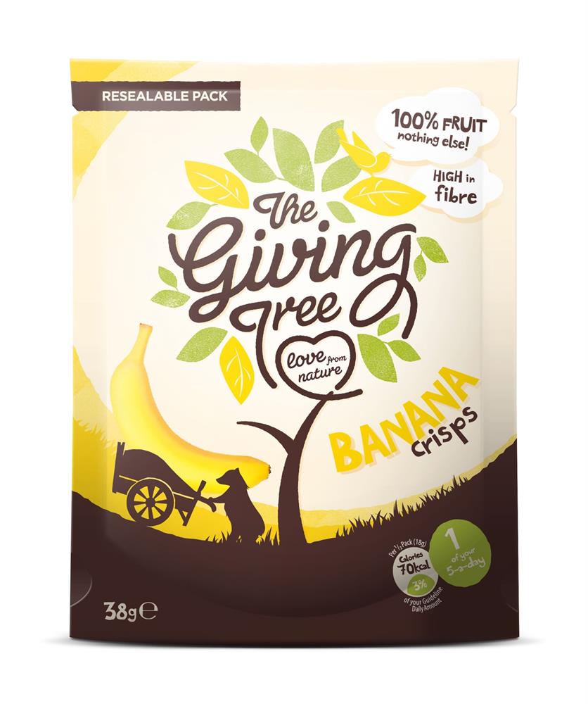 Freeze Dried Banana Crisps 38g
